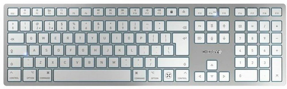 Cherry KW 9100 Slim | Draadloos Toetsenbord | QWERTY voor MAC | Renewed