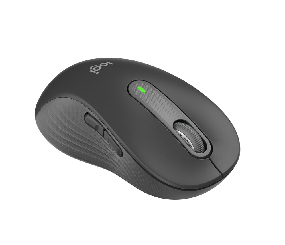 Logitech Signature M650 | Draadloze Muis | Linkshandig | RF + Bluetooth | 2000 DPI | Grafiet