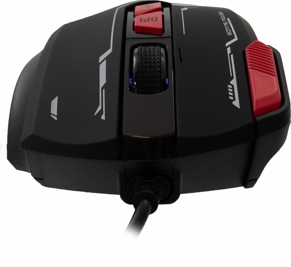 Baracuda MANTA RGB | Bekabelde Gaming Muis | Rechtshandig | USB-A | 12800 DPI | Zwart - Afbeelding 7