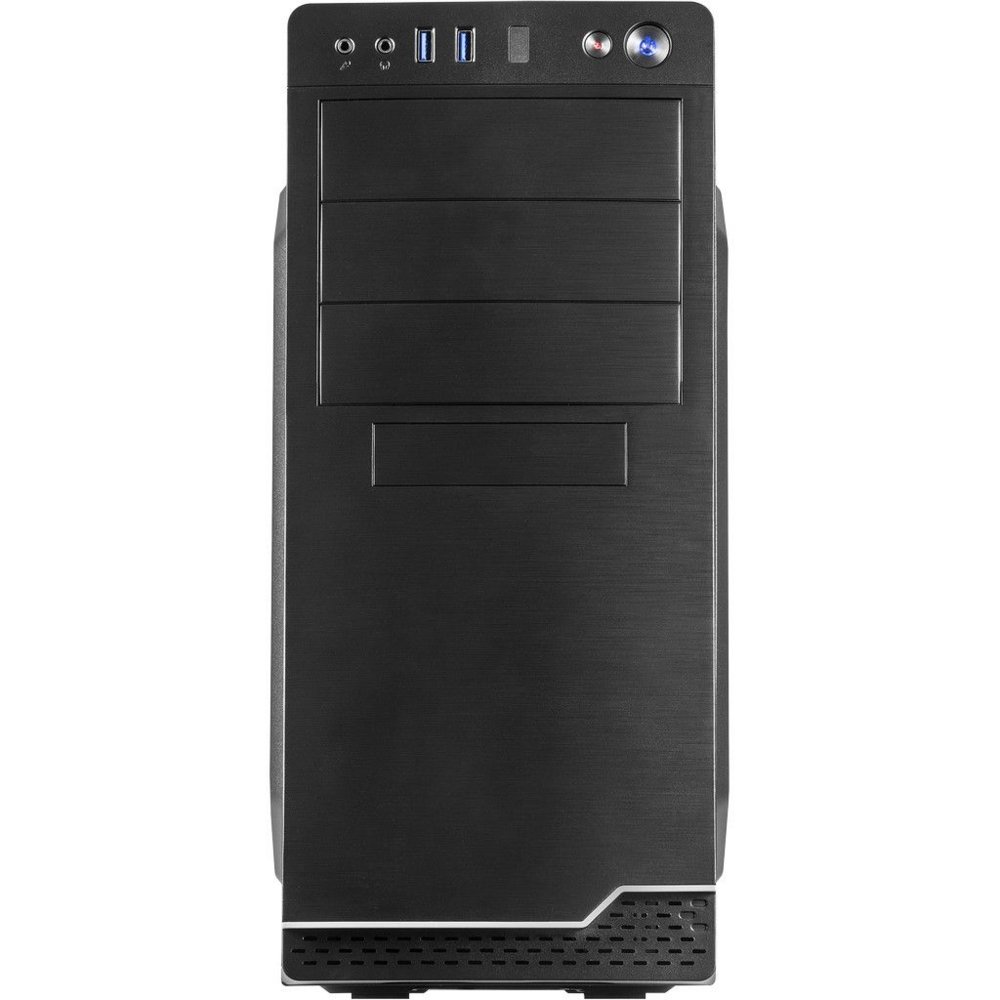 Inter-Tech IT-5916 | Midi Tower Case | 500 Watt Voeding | Zwart - Afbeelding 3