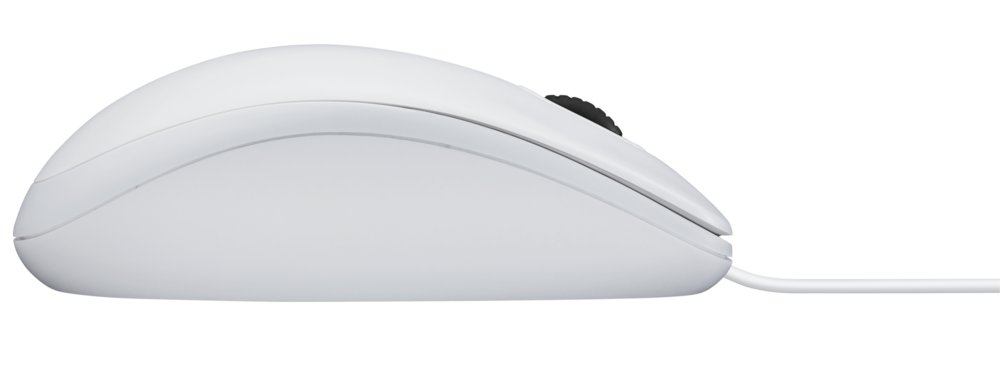 Logitech B100 | Bekabelde Muis | Links- en Rechtshandig | USB-A | 800 DPI | Wit - Afbeelding 3
