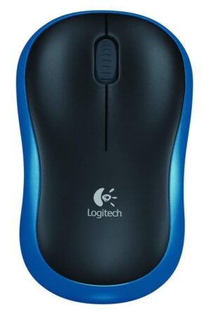 Logitech M185 | Draadloze Muis | Links- en Rechtshandig | RF | 1000 DPI | Zwart/Blauw