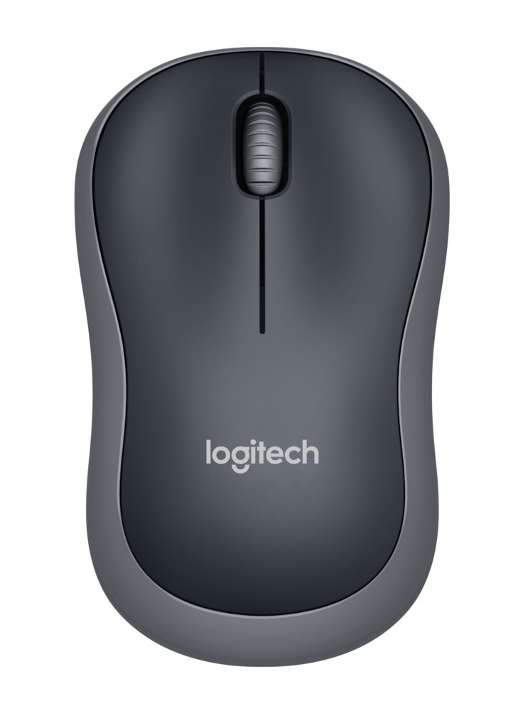 Logitech M185 | Draadloze Muis | Links- en Rechtshandig | RF | 1000 DPI | Zwart/Grijs - Afbeelding 3