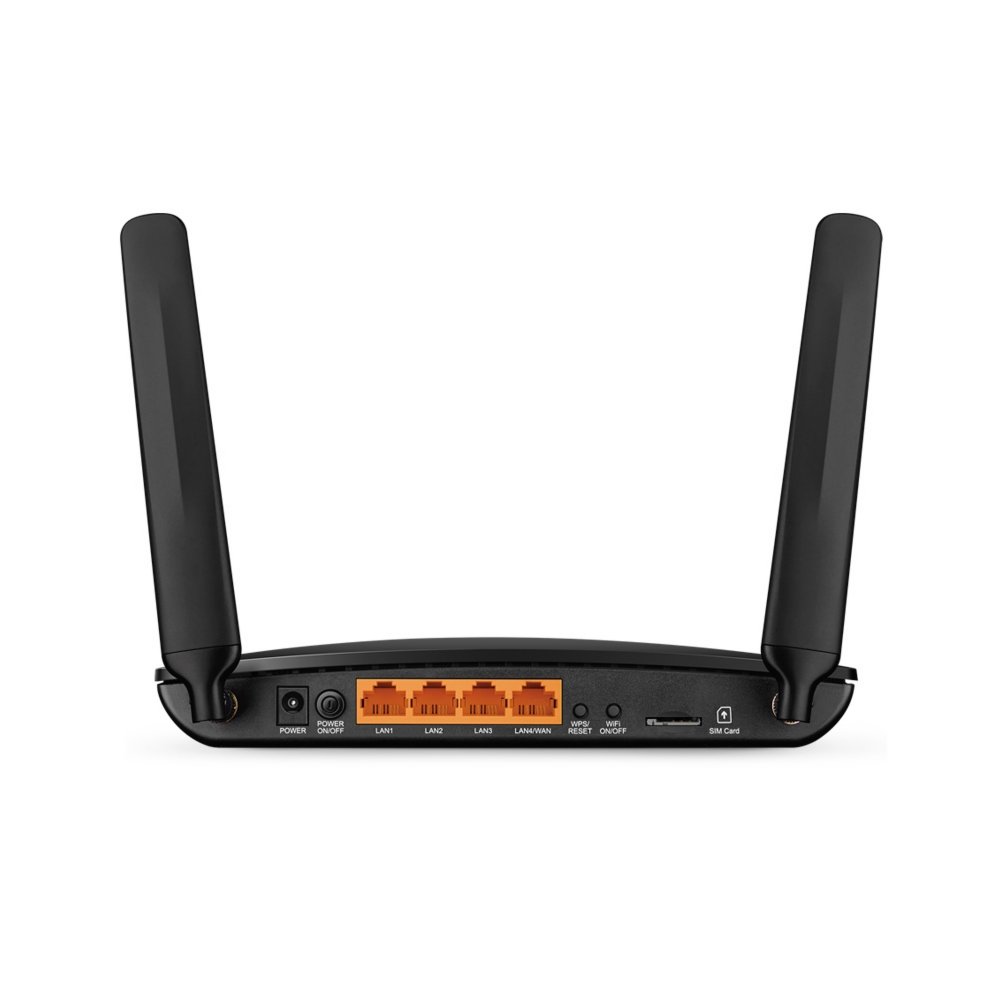 TP-Link Archer MR400 | Draadloze Dual-band Router (2.4 GHz / 5 GHz) | 4G LTE Modem | AC1200 (tot 300 + 867 Mbit/s) | Zwart - Afbeelding 6