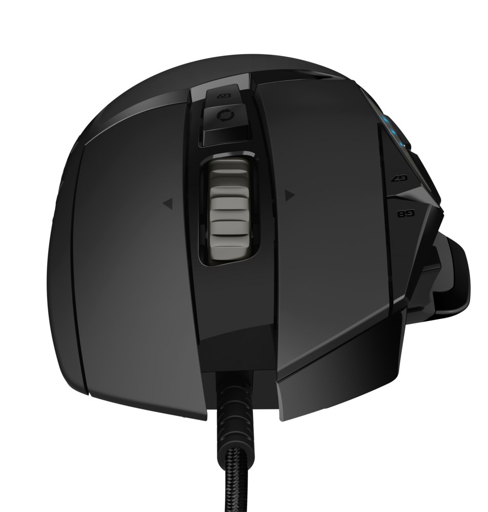 Logitech G502 HERO | Gaming Muis | Rechtshandig | USB-A (bedraad) | 100 – 25.600 DPI | Zwart - Afbeelding 4