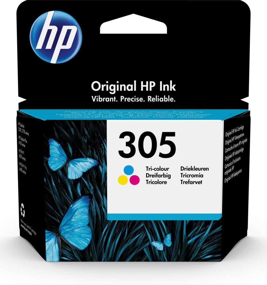 HP 305 | Originele Drie-Kleuren Inktcartridge