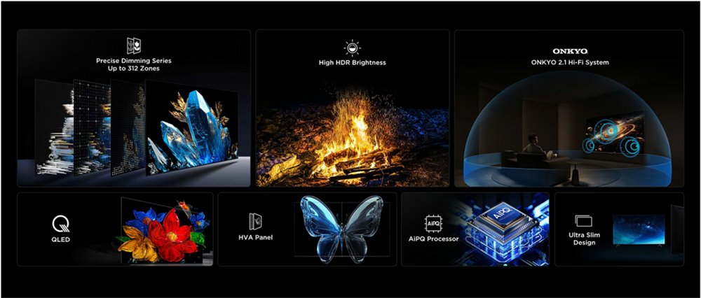 TCL 50C6KS | 50" 4K Ultra HD Mini LED Smart TV | Google TV | Dolby Vision | 60Hz (2025) - Afbeelding 4