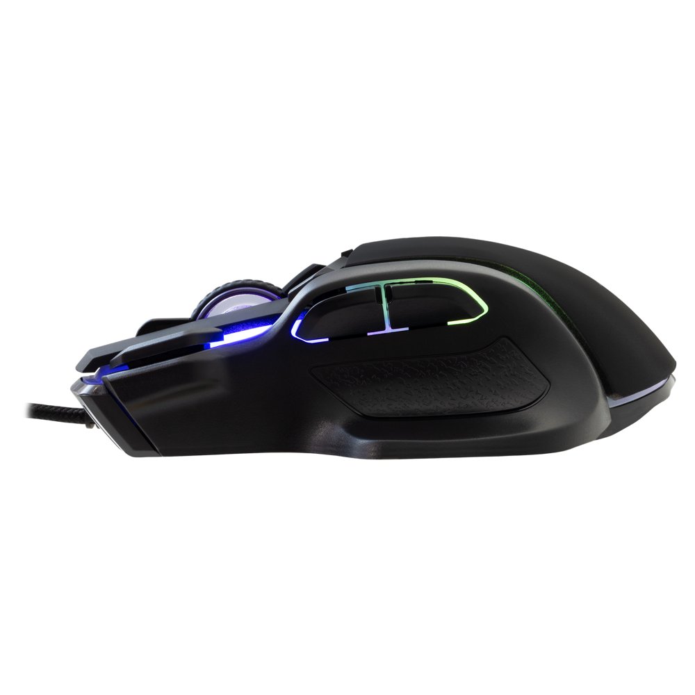 Baracuda PIRANHA RGB | Bedrade Gaming Muis | USB-A | 7200 DPI | Zwart - Afbeelding 7