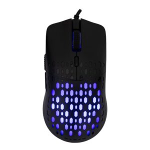 Baracuda OCTOPUS RGB | Bekabelde Gaming Muis | Rechtshandig | USB-A | 3600 DPI | Zwart