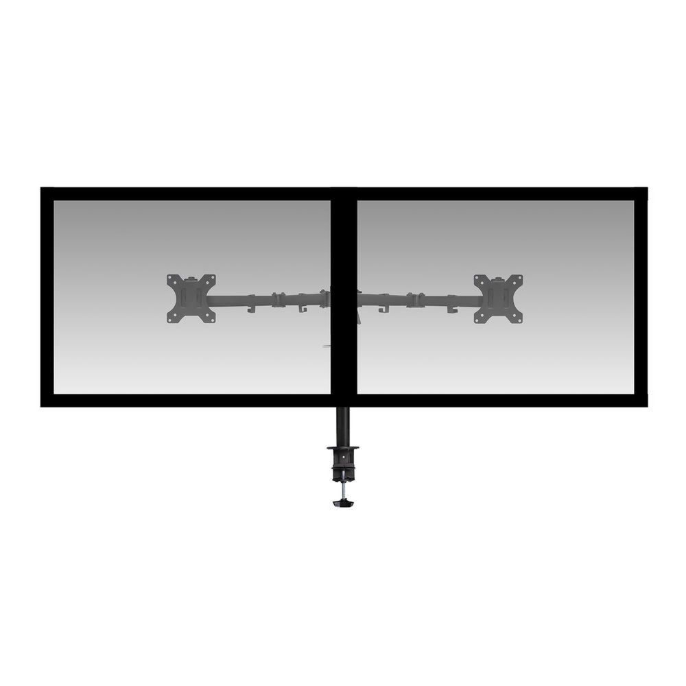ACT AC8302 | Verstelbare Monitor-bureaubeugel | Tot 32" | Max 8kg | VESA 100x100 | 2 Monitoren - Afbeelding 4