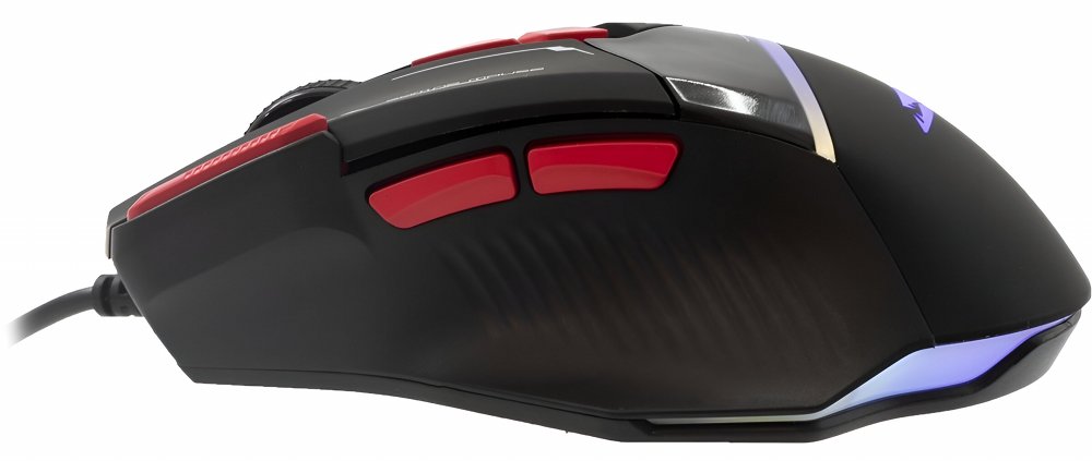 Baracuda MANTA RGB | Bekabelde Gaming Muis | Rechtshandig | USB-A | 12800 DPI | Zwart - Afbeelding 4