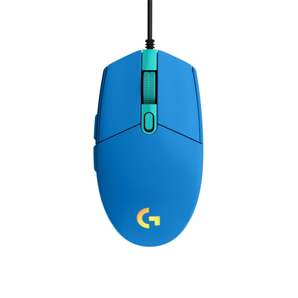 Logitech G203 | Gaming Muis | Rechtshandig | USB-A | 8.000 DPI | Blauw - Afbeelding 4