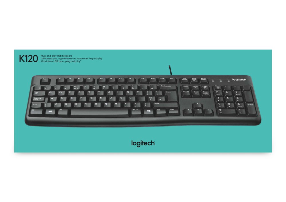 Logitech Keyboard K120 | Zakelijk Bedraad Toetsenbord | QWERTY - Afbeelding 11