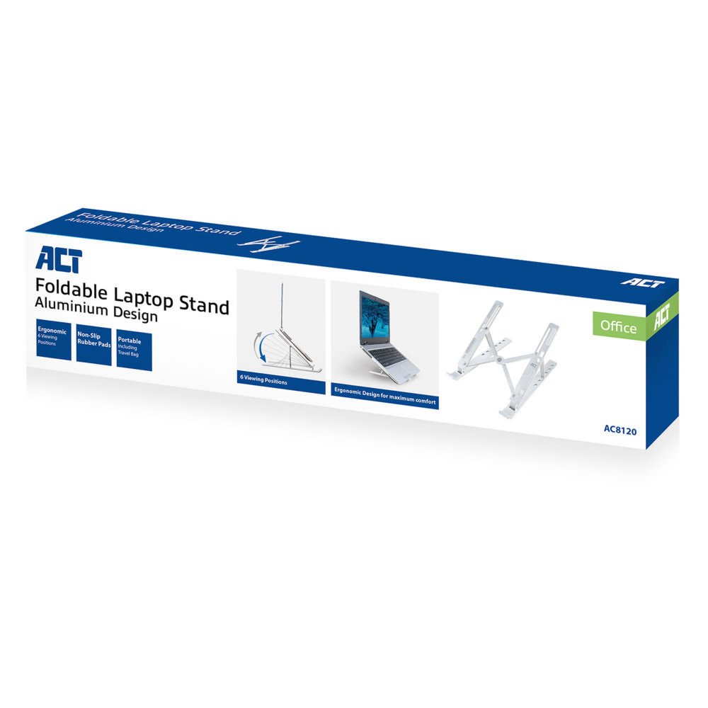 ACT AC8120 | Notebookstandaard 15" | Grijs - Afbeelding 5