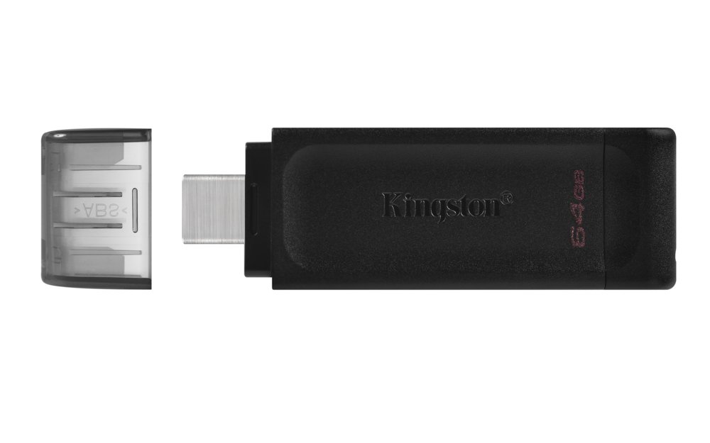 Kingston DataTraveler 70 | 64GB USB-C 3.2 Flash Drive | Zwart - Afbeelding 6
