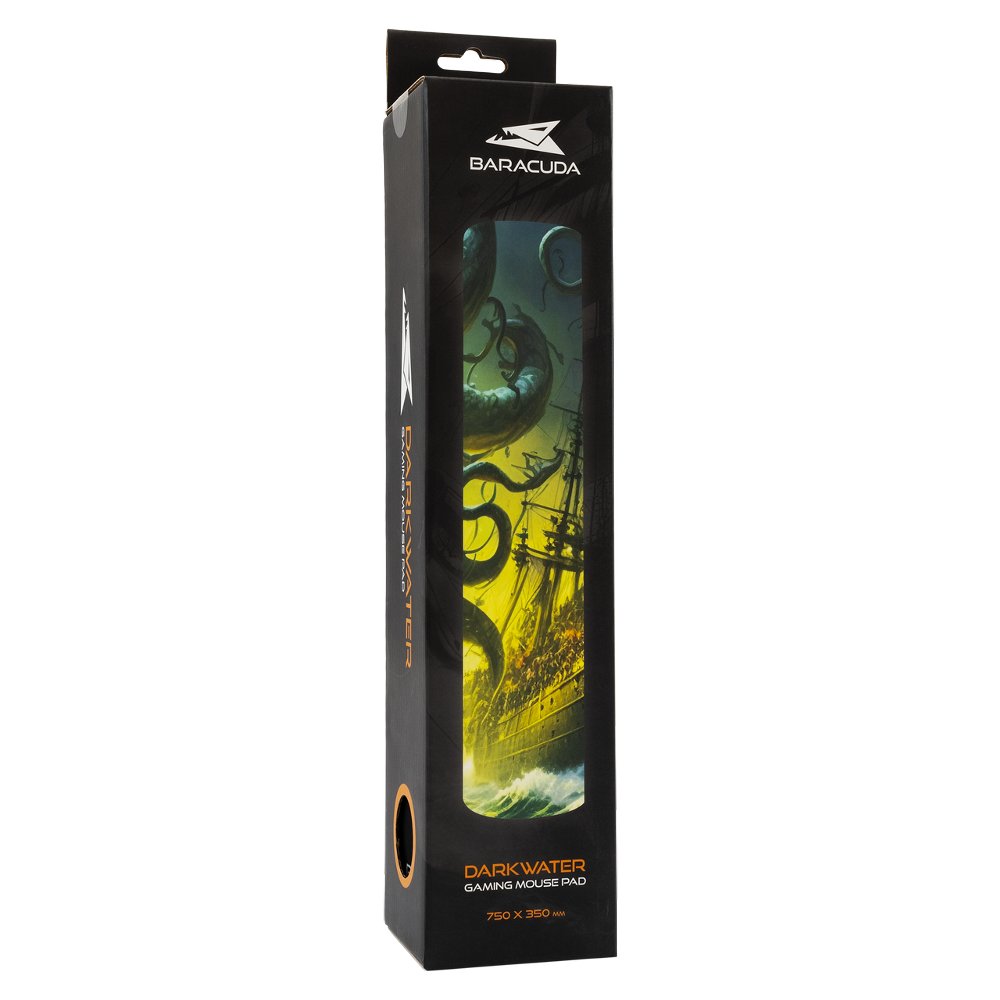 Baracuda DARKWATER | Gaming Mousepad | 75x35cm | Anti-slip - Afbeelding 5
