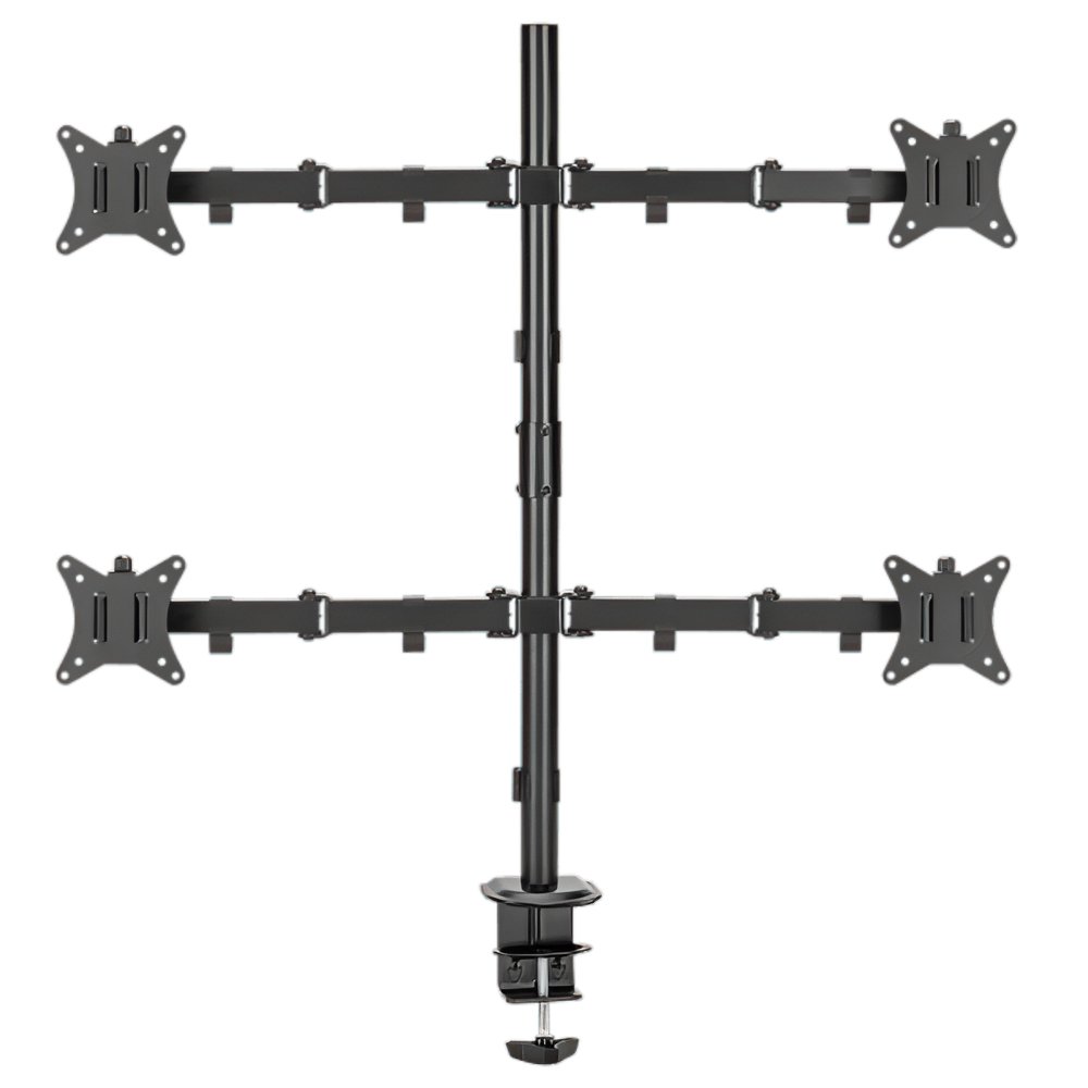 SBOX LCD-352/4-2 | Verstelbare Monitor-bureaubeugel | Tot 32" | Max 9kg | VESA 100x100 | 4 Monitoren - Afbeelding 3