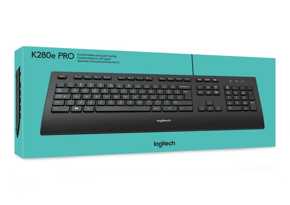 Logitech K280E OEM | Bedraad Toetsenbord | QWERTY - Afbeelding 12