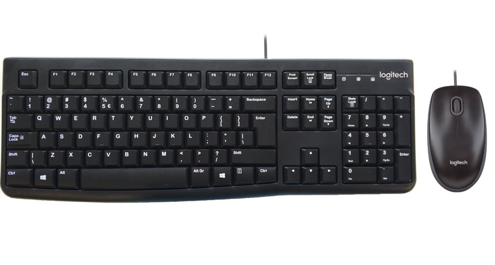 Logitech MK120 | Bedrade Muis en Toetsenbordcombo | QWERTY