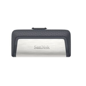 SanDisk Ganda UltraType | 256GB USB-C 3.2 & USB-A 3.2 Flash Drive | Zilver