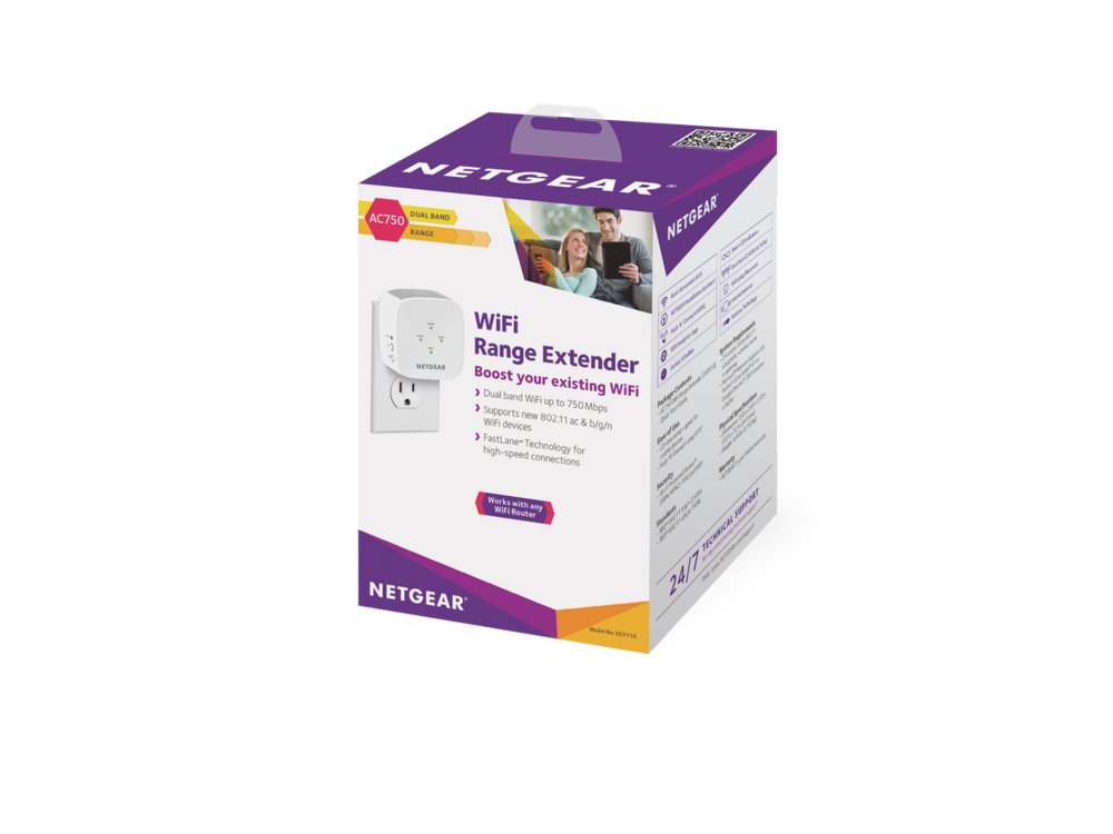 Ex3110 Bestel een NETGEAR EX3110 | Wi-Fi 5 Range Extender | Dual-band | 750 ...