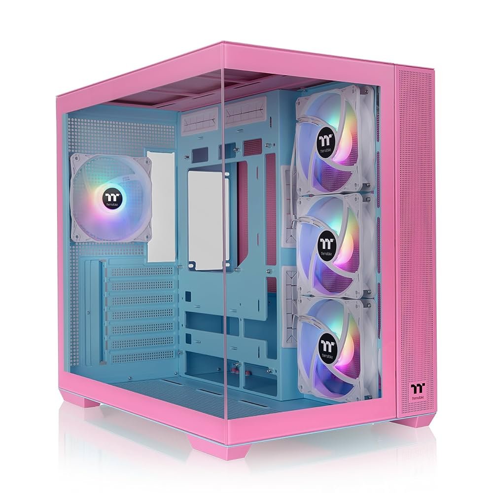 Thermaltake View 380 TG ARGB Bubble Pink | Mid Tower Case | Roze (CA-1Z2-00MAWN-00)