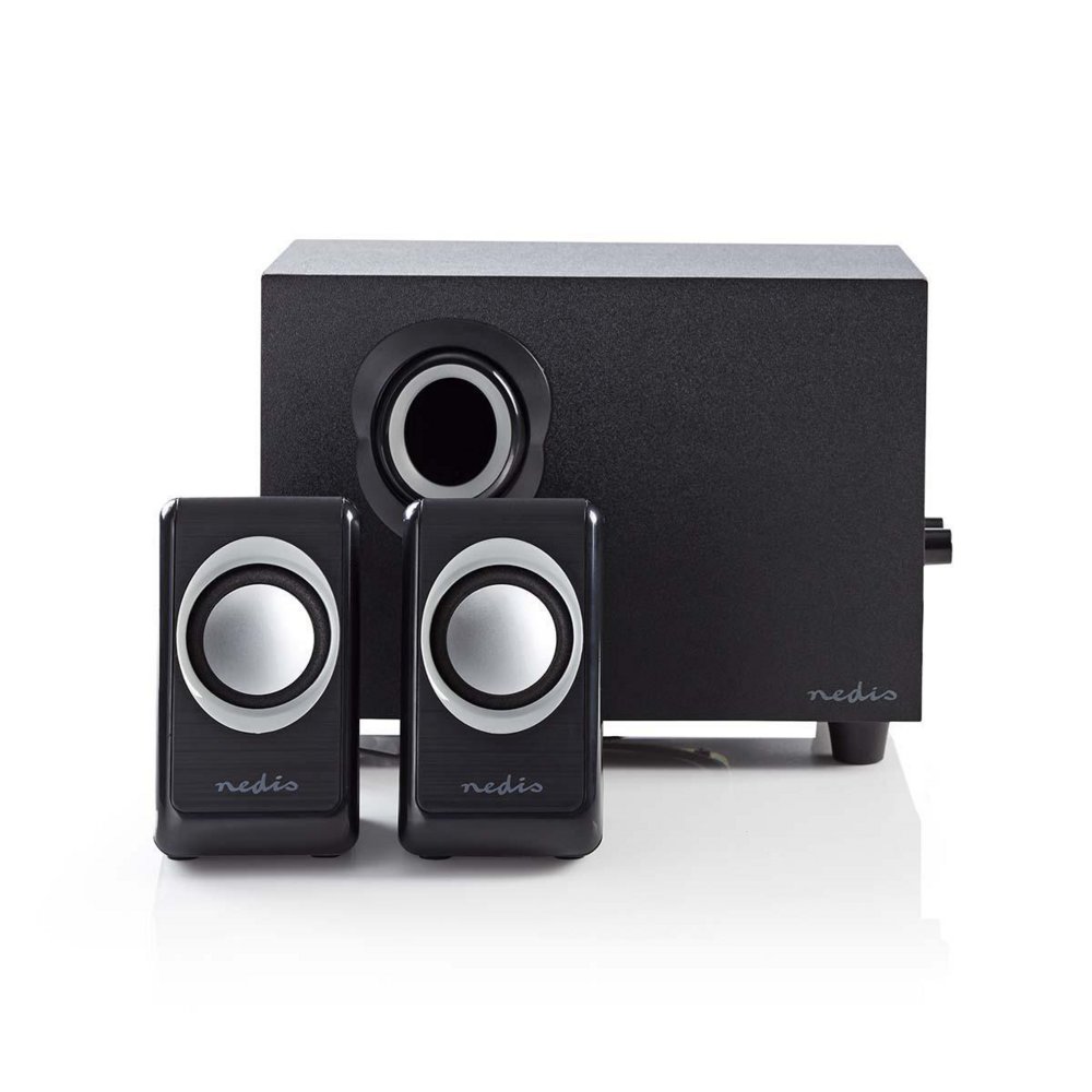 Nedis CSPR10021BK | 2.1 Luidsprekerset | 16W RMS | Zwart
