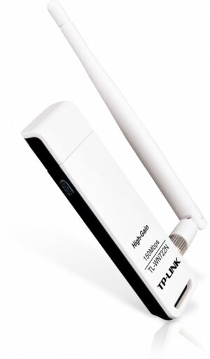 TP-Link TL-WN722N | Wi-Fi 4 USB-adapter | 150 Mbps | 2,4 GHz | USB 2.0 | Zwart