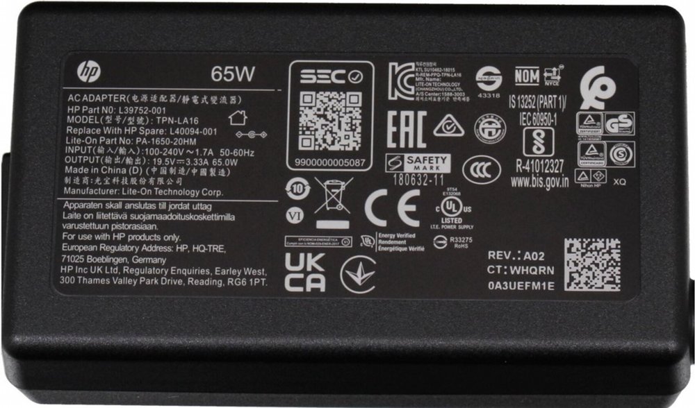 HP 65W AC-Adapter | 19.5V 3.33A | 7.4x5.0 mm Connector | Origineel - Afbeelding 5