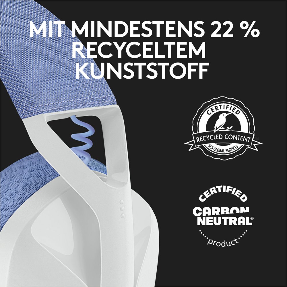 Logitech G G435 | Draadlooze Over-ear Gaming Headset | Bluetooth & USB-A Receiver | Wit/Lilac - Afbeelding 27