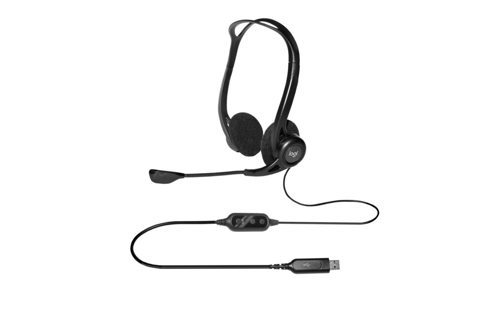 Logitech H960 | Bedrade On-ear Headset USB-A | Zwart - Afbeelding 4