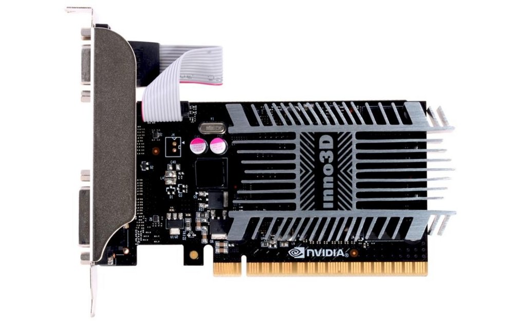 Inno3D GeForce GT710 | 2GB DDR3 VRAM | Low Profile | Videokaart | GPU | Nvidia - Afbeelding 3