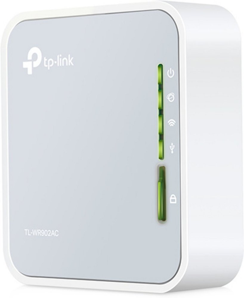 TP-Link TL-WR902AC | WiFi 5 Mini Router | Draadloos Dual-band (2,4 GHz / 5 GHz) | tot 733 Mbit/s
