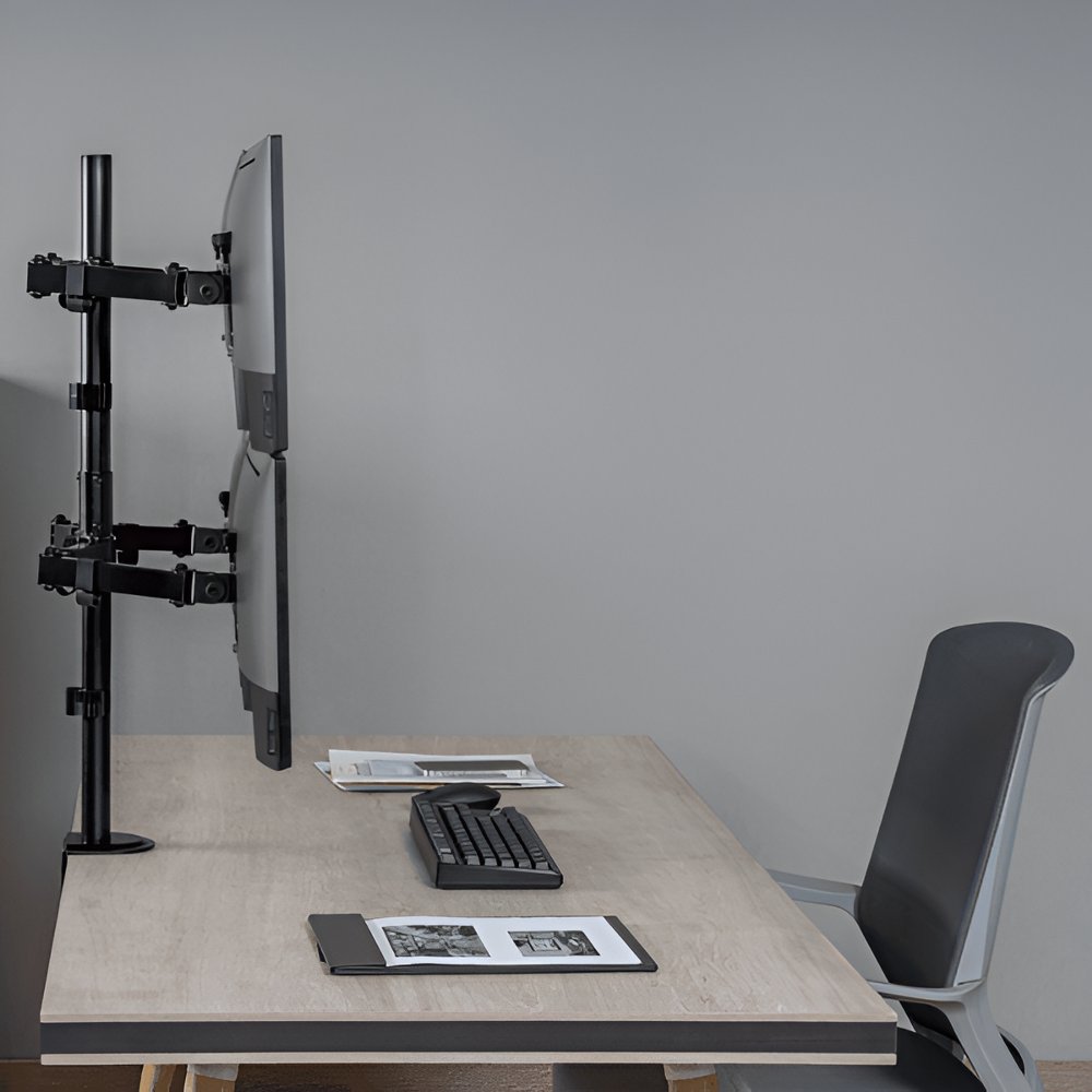 SBOX LCD-352/4-2 | Verstelbare Monitor-bureaubeugel | Tot 32" | Max 9kg | VESA 100x100 | 4 Monitoren - Afbeelding 11