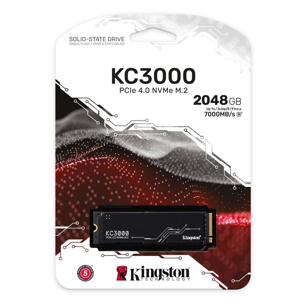 Kingston KC3000 | 2TB NVMe SSD | M.2 Gen4 | 7.000MB/s Lezen | 7.000MB/s Schrijven | RENEWED - Afbeelding 3
