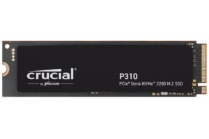 Crucial P310 | 500GB NVMe SSD | M.2 Gen4 | tot 6.600 MB/s Lezen | tot 3.500 MB/s Schrijven
