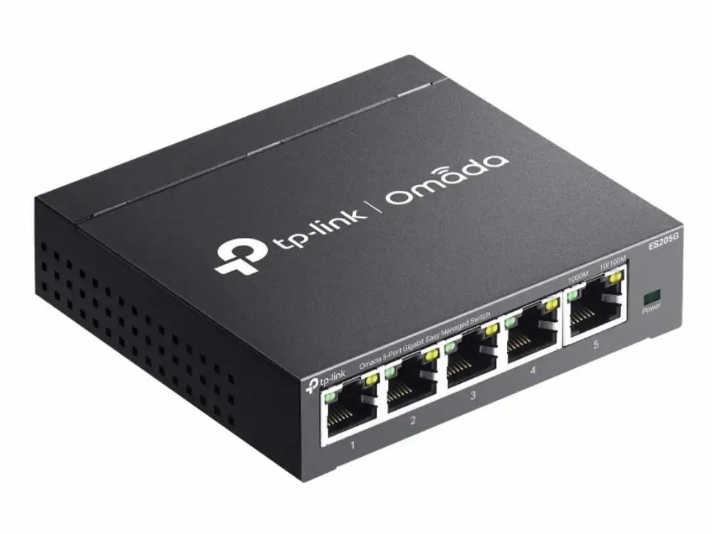 TP-Link Omada ES205G | 5-poorts Gigabit Managed Switch | Cloudbeheer via Omada App