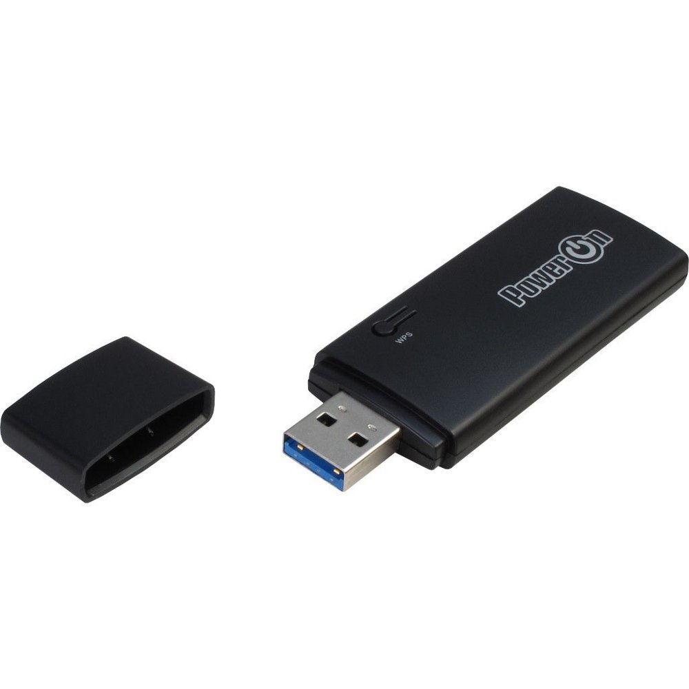 Inter-Tech DMG-20 | Wi-Fi 5 USB Adapter | 867 Mbps | Dual-band (2,4 GHz / 5 GHz) | USB 3.0 | Zwart - Afbeelding 3