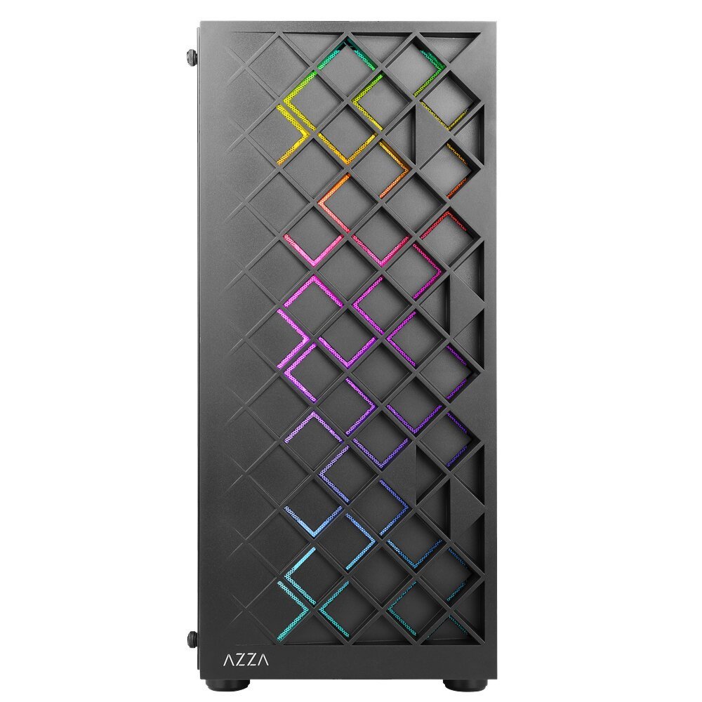 Azza Spectra RGB | Midi Tower Case | Zwart - Afbeelding 3