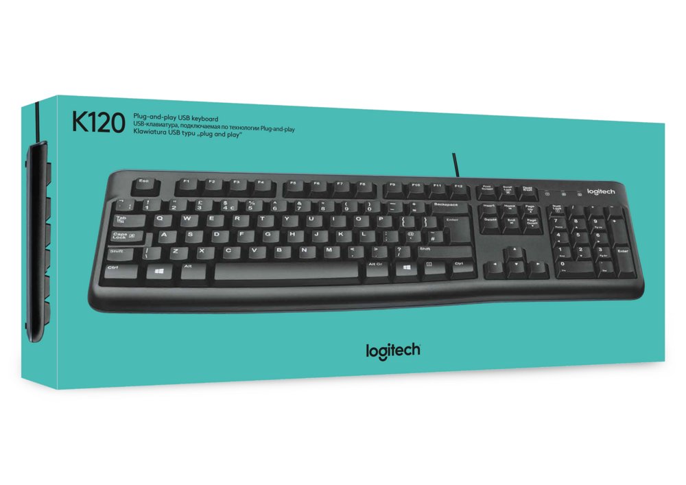 Logitech Keyboard K120 | Zakelijk Bedraad Toetsenbord | QWERTY - Afbeelding 9