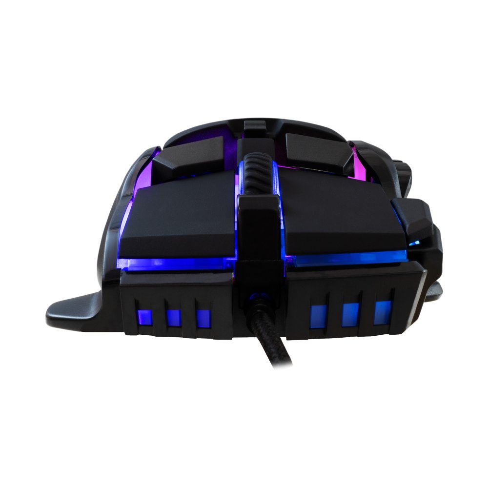 Baracuda PIRANHA RGB | Bedrade Gaming Muis | USB-A | 7200 DPI | Zwart - Afbeelding 3