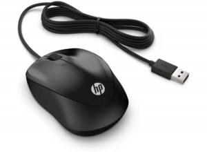 HP 1000 | Bekabelde Muis | Links- en Rechtshandig | 1000 DPI | Zwart