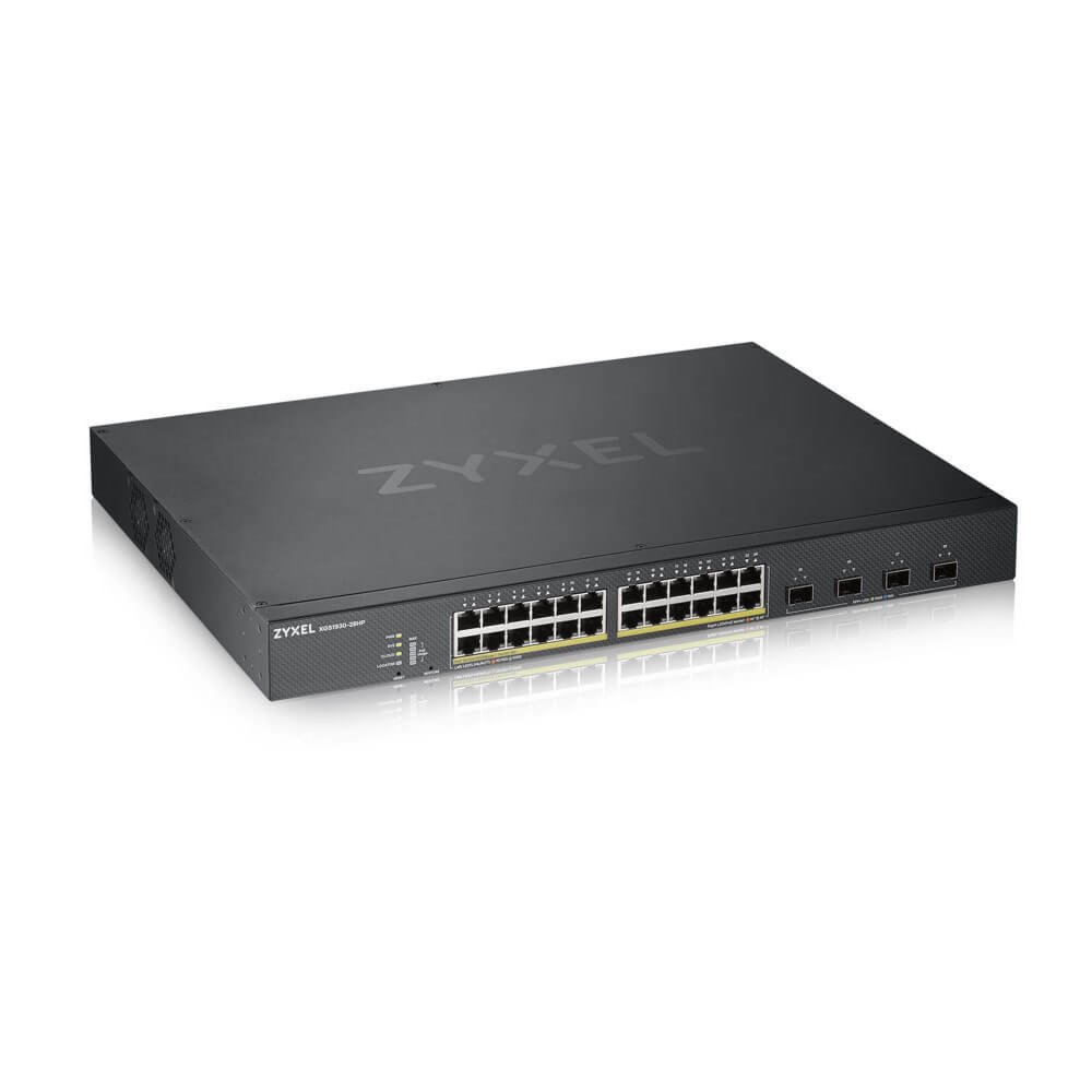 Zyxel XGS1930-28HP | Managed L3 Switch | 28 Poorten | Gigabit Ethernet (10/100/1000 Mbps) | PoE | Zwart