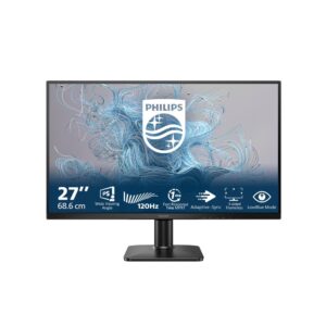 Philips 27E2N1110/00 | 27" Full HD VA Monitor | 120Hz | 1ms | HDMI & VGA | Adaptive Sync | LowBlue Mode | Flicker-Free | Zwart