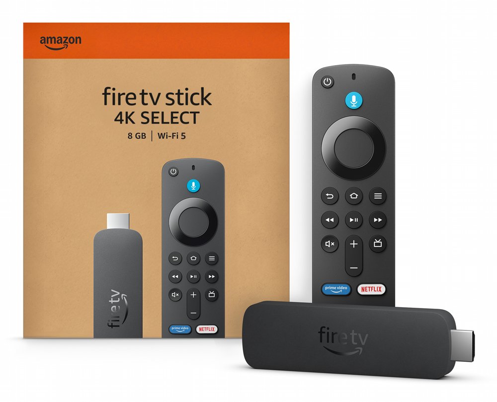 Amazon Fire TV Stick 4K Select | Streaming Media Player | Wi-Fi & Bluetooth | Alexa Voice Remote