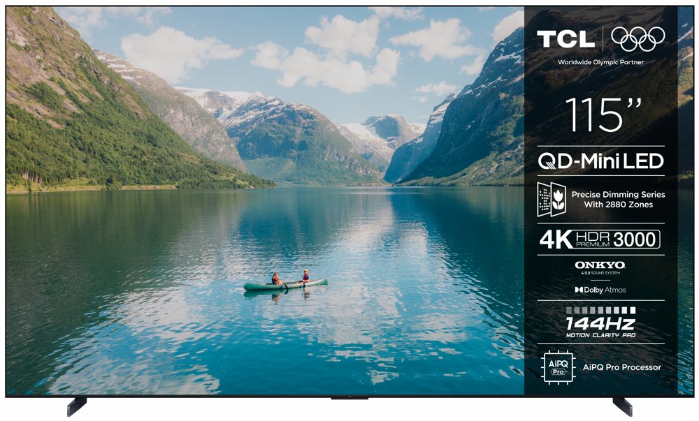 TCL 115C7K | 115" 4K Ultra HD QD-MiniLED | 120Hz | Google TV | HDMI 2.1 | Dolby Vision IQ | Smart TV - Afbeelding 2