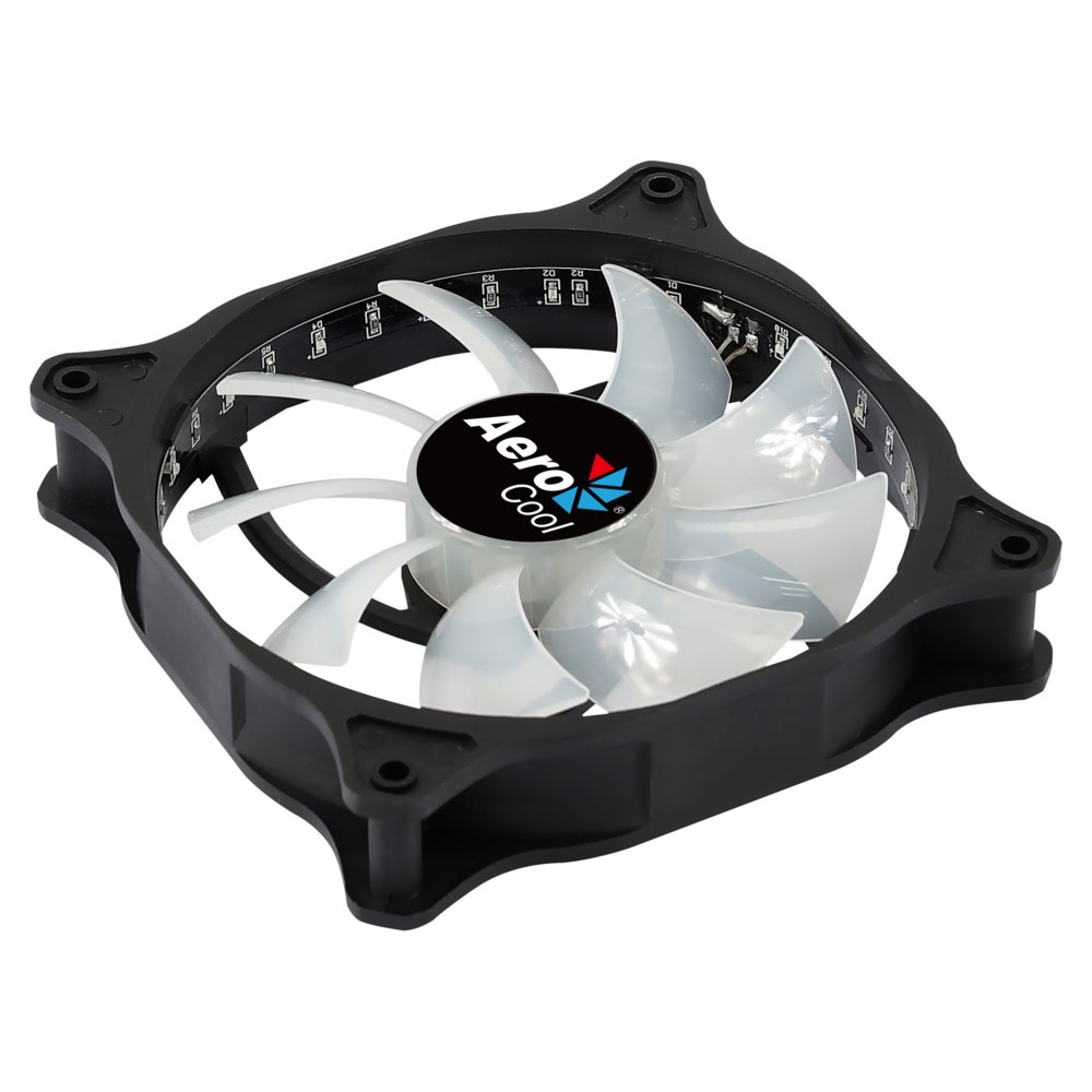 Aerocool Cosmo 12 | 120mm Case Fan | RGB | 23.9 dB | Zwart - Afbeelding 8