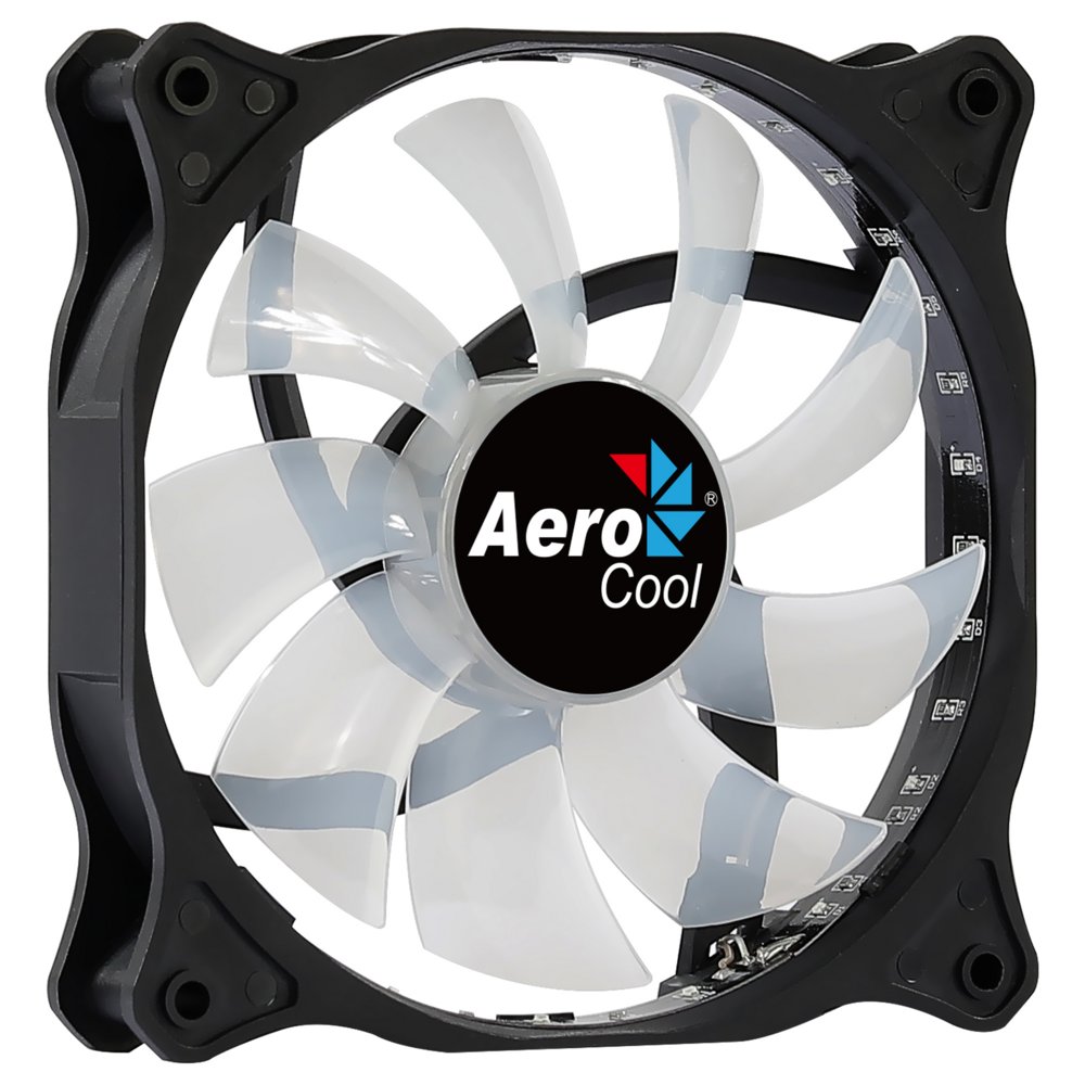 Aerocool Cosmo 12 | 120mm Case Fan | RGB | 23.9 dB | Zwart - Afbeelding 7