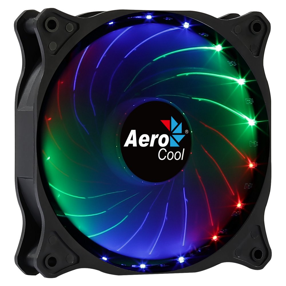 Aerocool Cosmo 12 | 120mm Case Fan | RGB | 23.9 dB | Zwart - Afbeelding 4