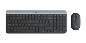 Logitech MK470 Slim Combo | Draadloos Toetsenbord en Muis | QWERTY US International | Grafiet | RETURNED